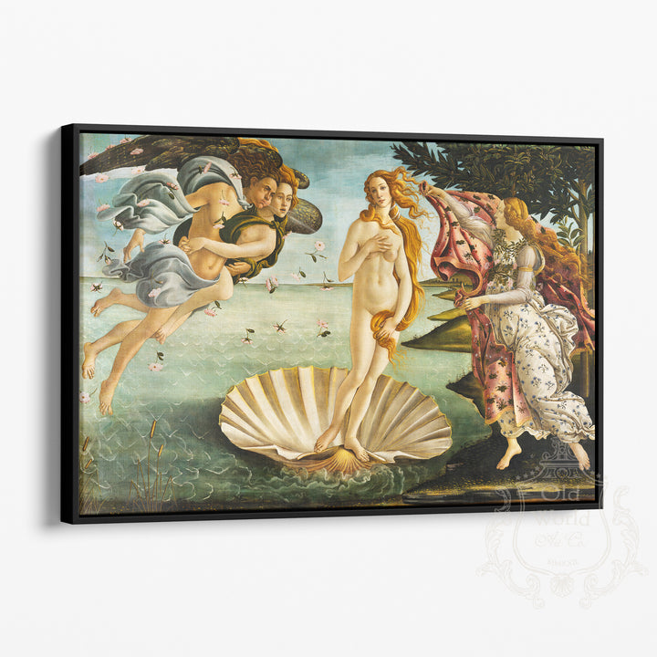 The Birth of Venus Framed Canvas