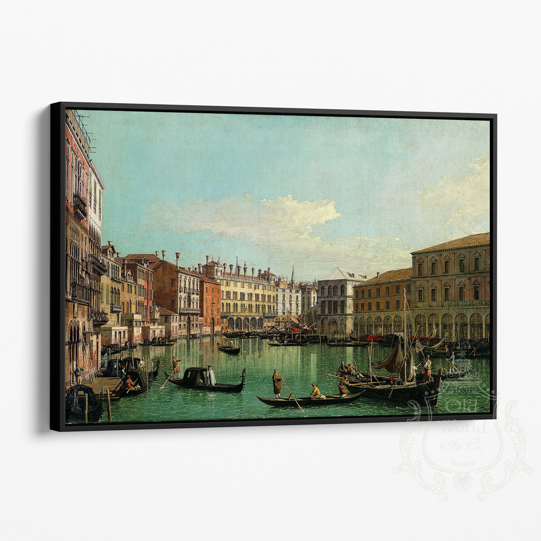 The Grand Canal Framed Canvas