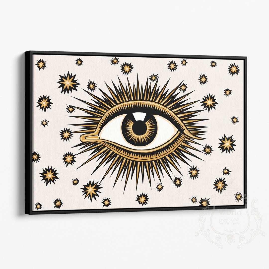 Starry Eyed Framed Canvas