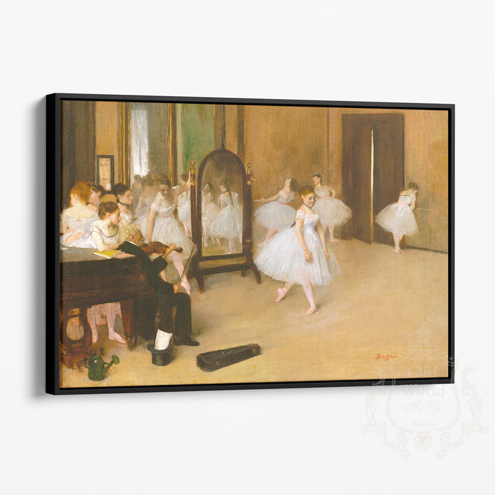 The Dancing Class Framed Canvas